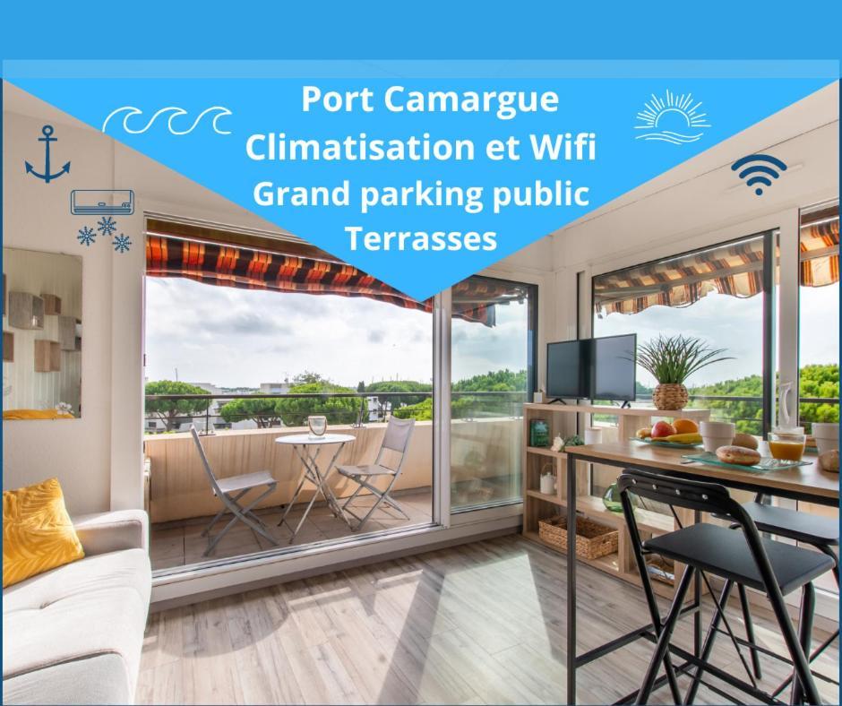 Reves Ensables * Clim * Proche Mer * Terrasse * Port Camargue Le Grau-du-Roi Exterior foto